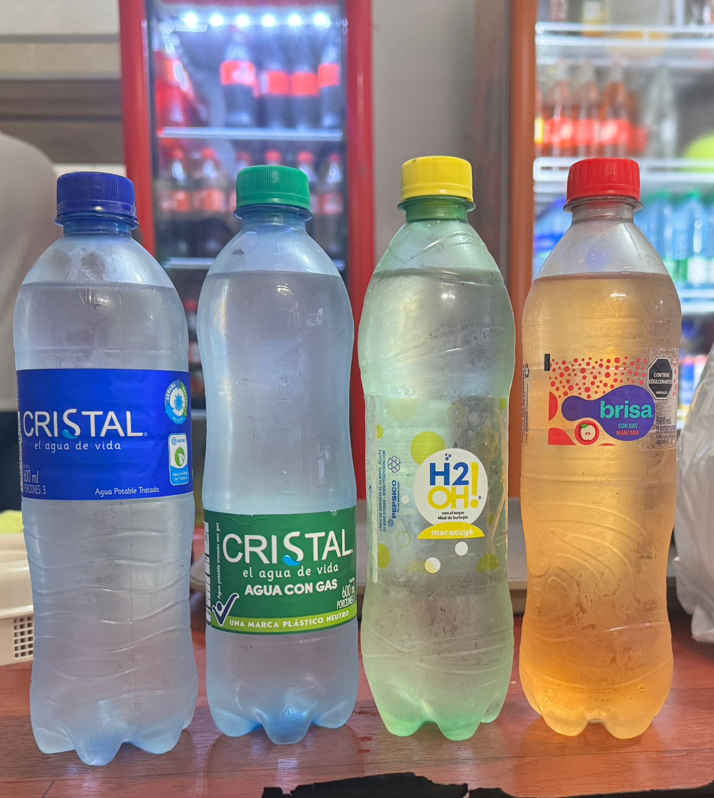 aguas y aguas saborizadas